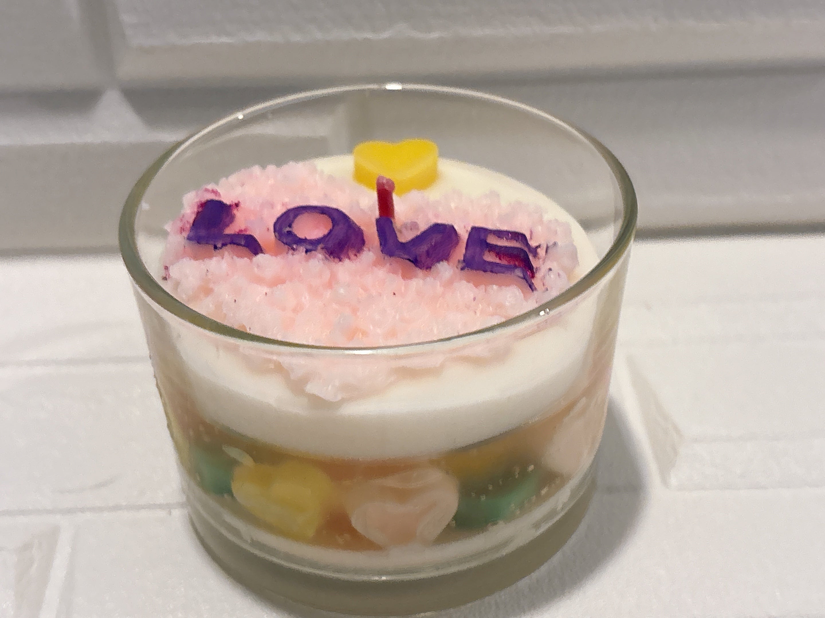 Velitas en Vasito de Cristal — Cera de Soya y Gel
