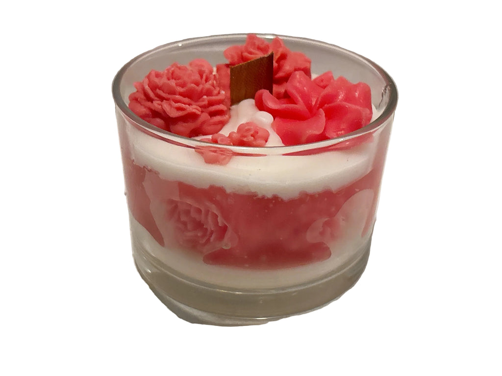 Velitas en Vasito de Cristal — Cera de Soya y Gel
