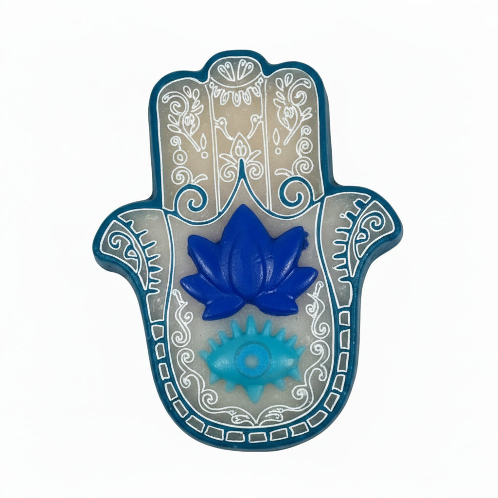 Velitas Mano de Fatima mediana – Caja de 10 piezas