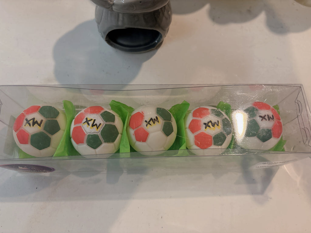Set Derretibles Balones de Futbol Mundial | 5 piezas