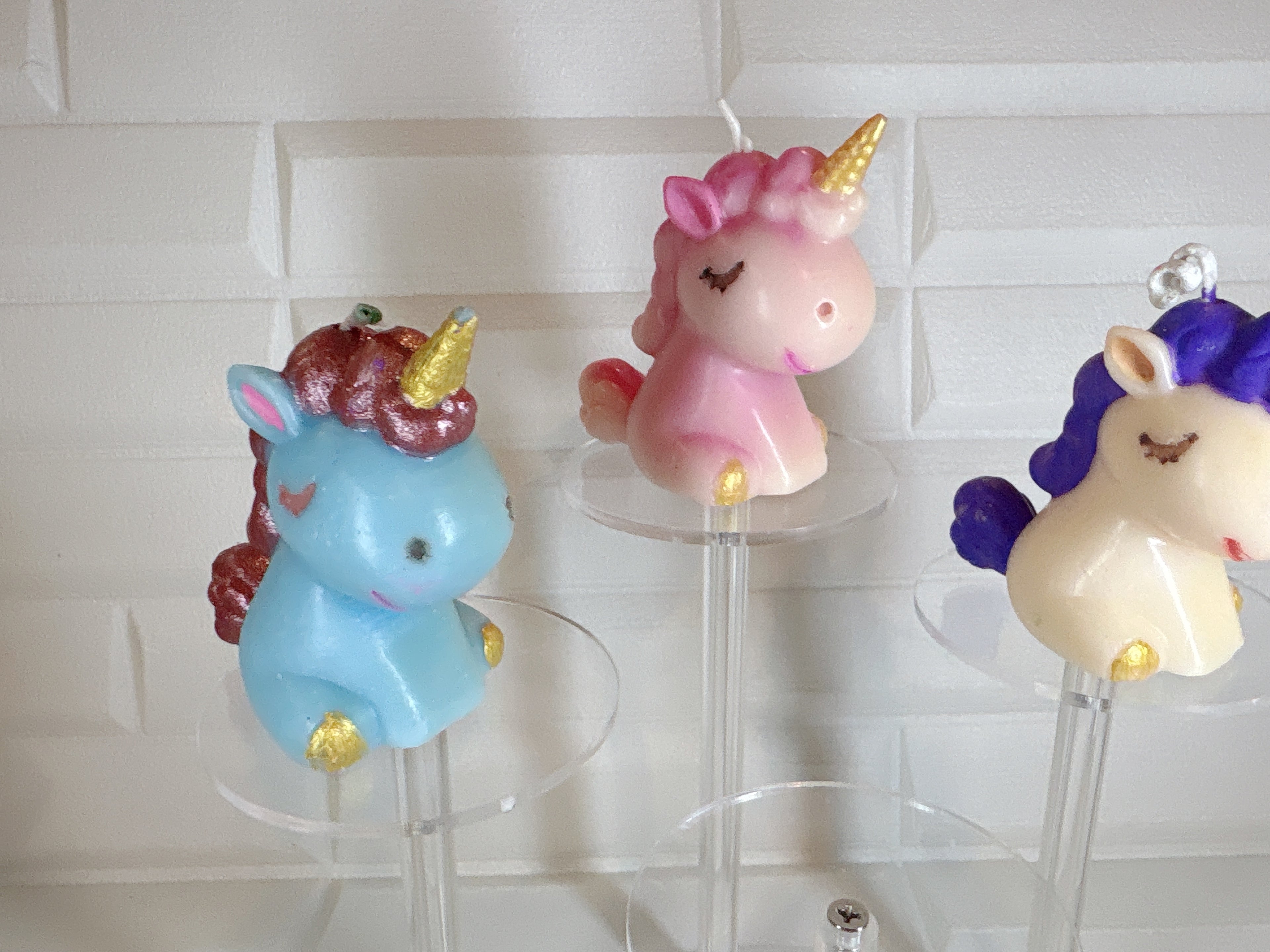 Velita Artesanal Unicornio Bebé