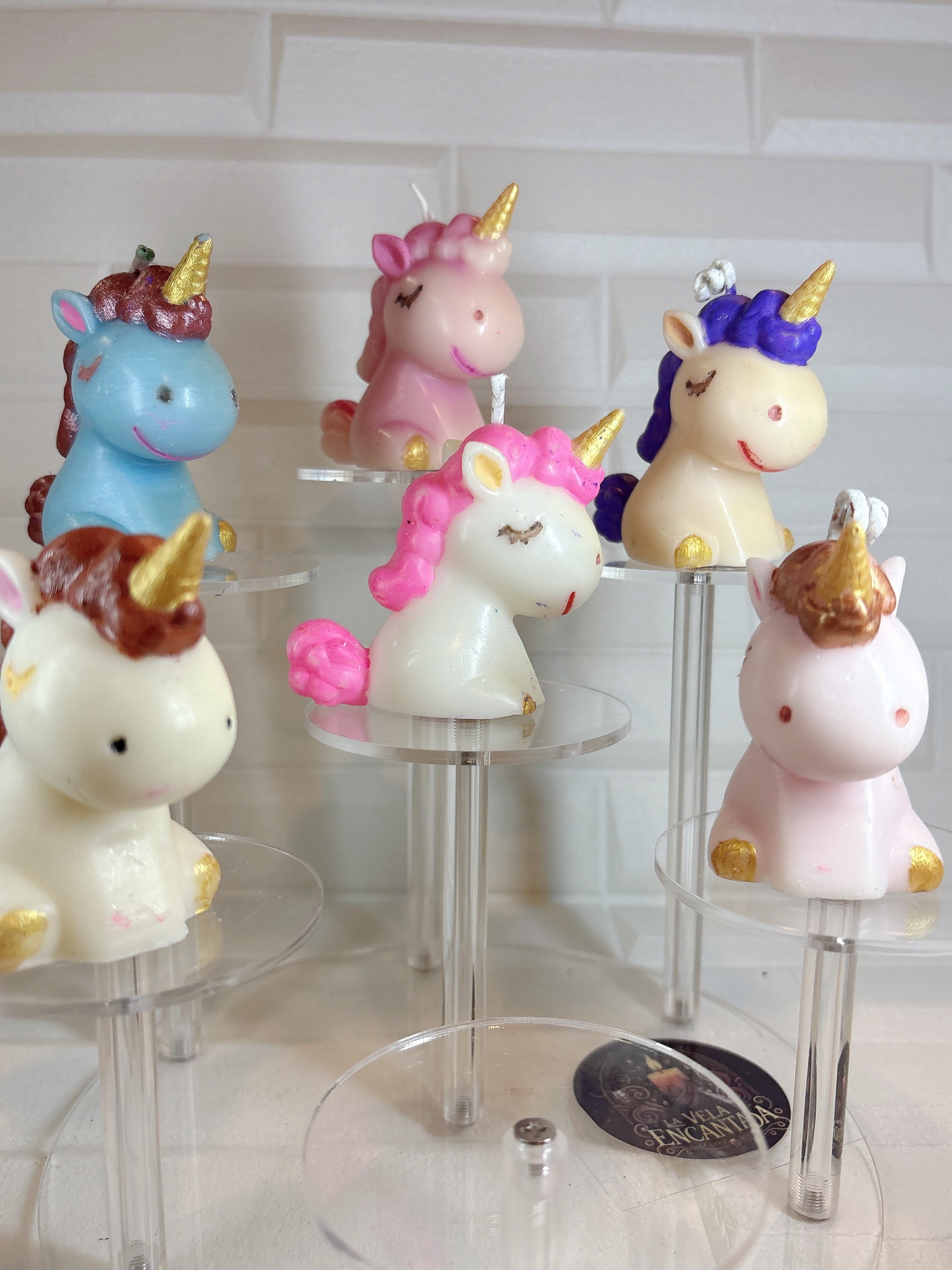 Velita Artesanal Unicornio Bebé