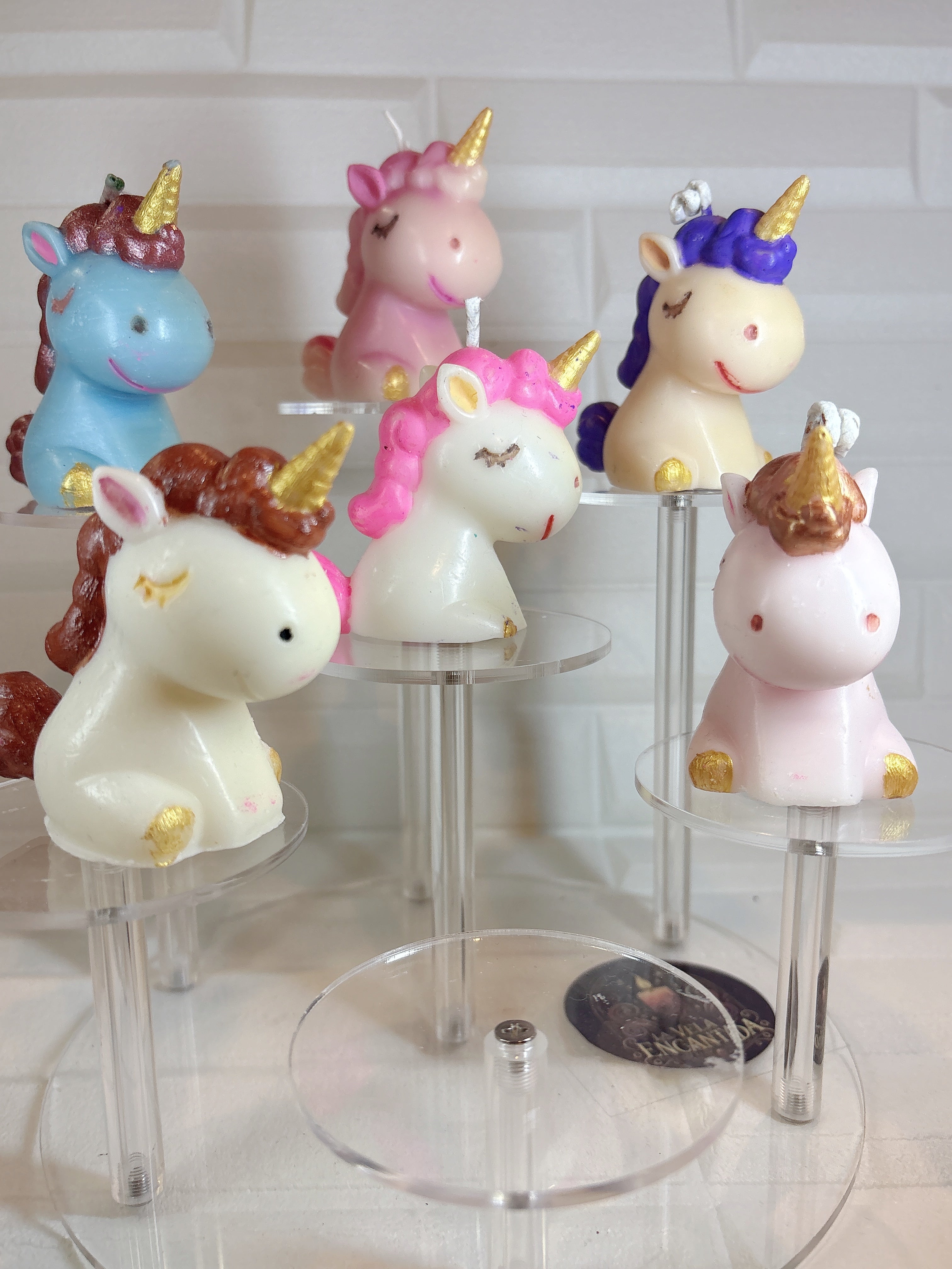 Velita Artesanal Unicornio Bebé