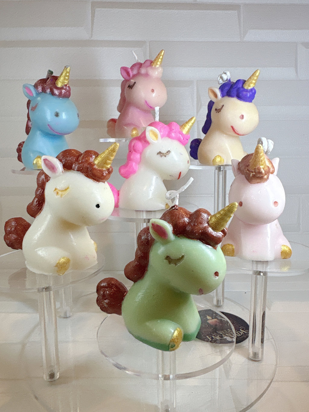 Velita Artesanal Unicornio Bebé