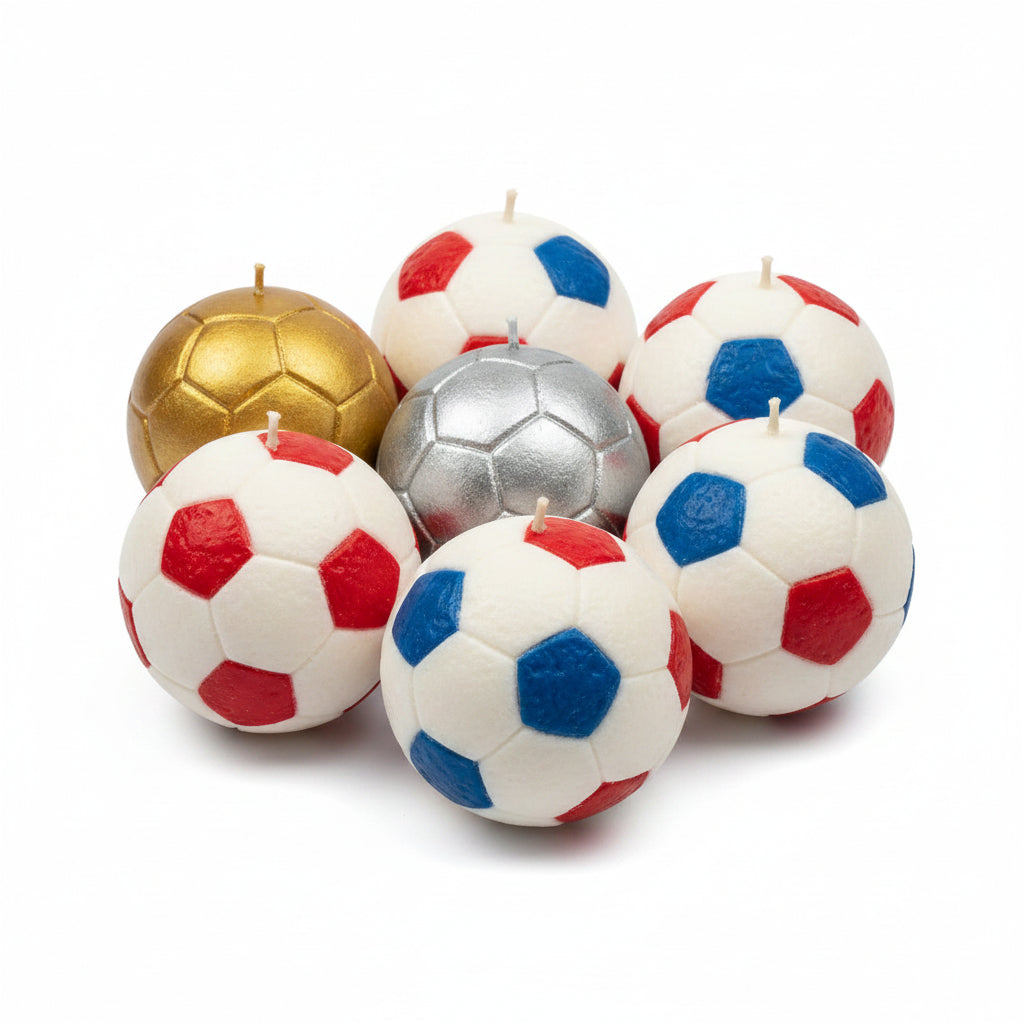Set Derretibles Balones de Futbol Mundial | 5 piezas