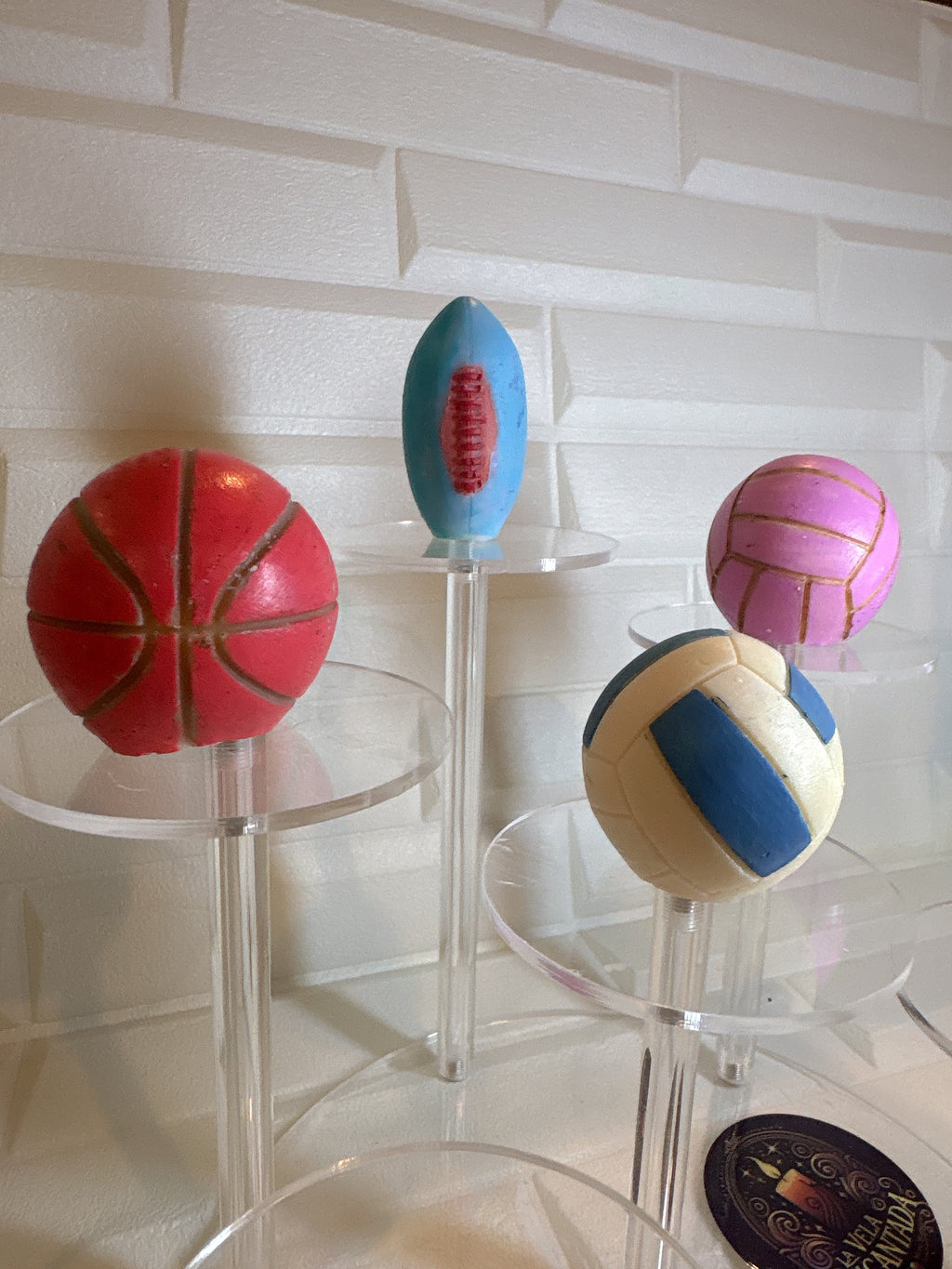 Set de Velitas Derretibles Deportivas – Caja de 5