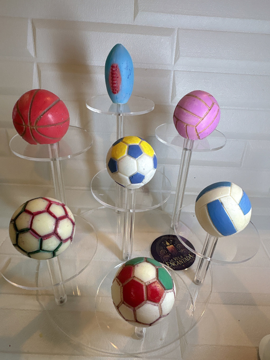 Set de Velitas Derretibles Deportivas – Caja de 5