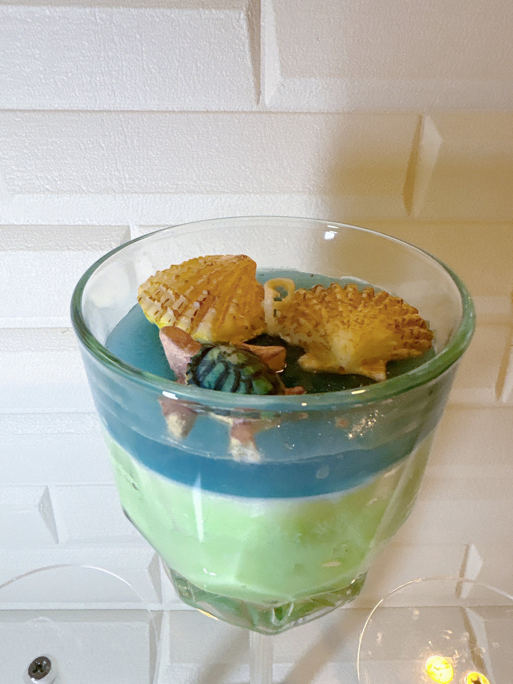 Velitas en Vasito de Cristal — Cera de Soya y Gel