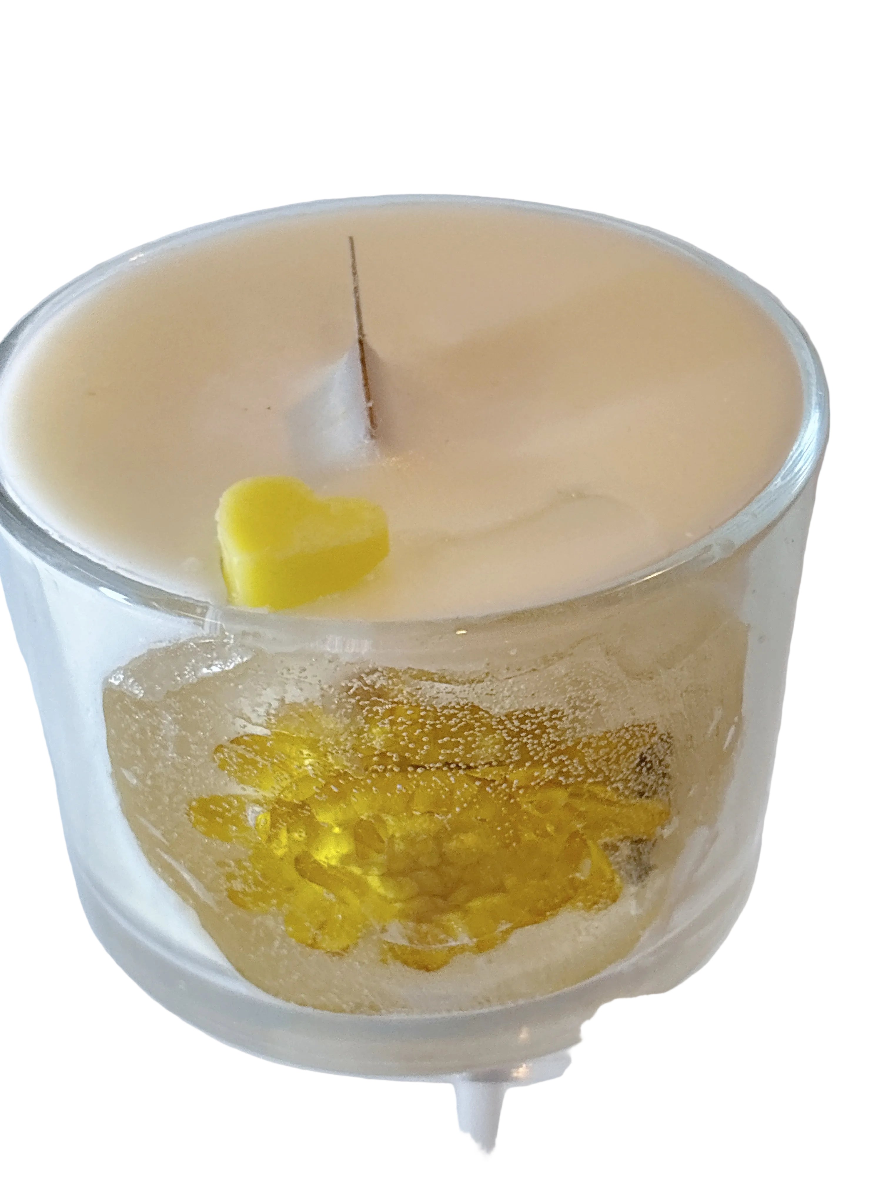 Velitas en Vasito de Cristal — Cera de Soya y Gel