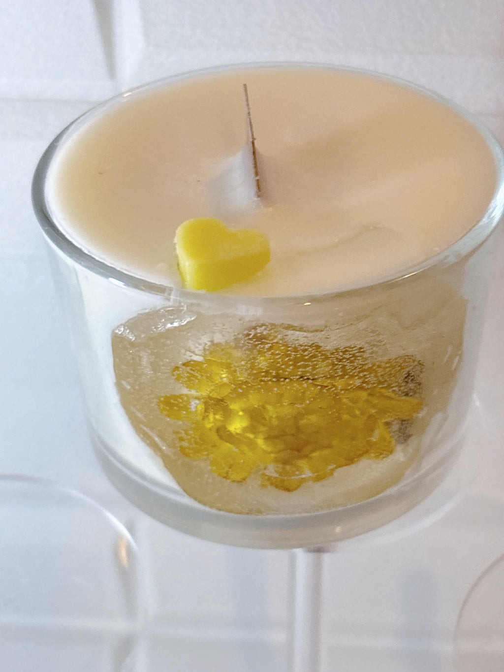 Velitas en Vasito de Cristal — Cera de Soya y Gel