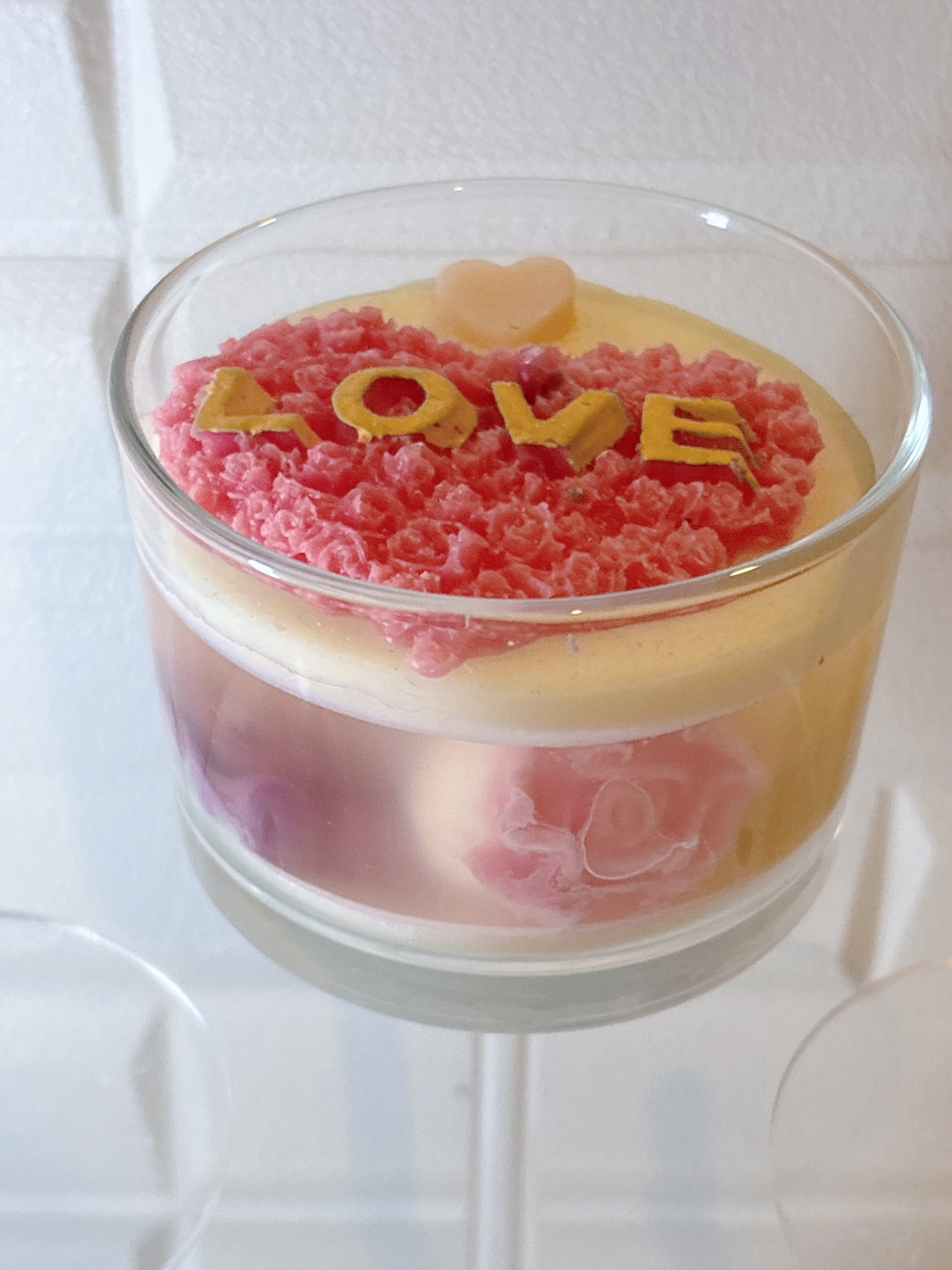 Velitas en Vasito de Cristal — Cera de Soya y Gel