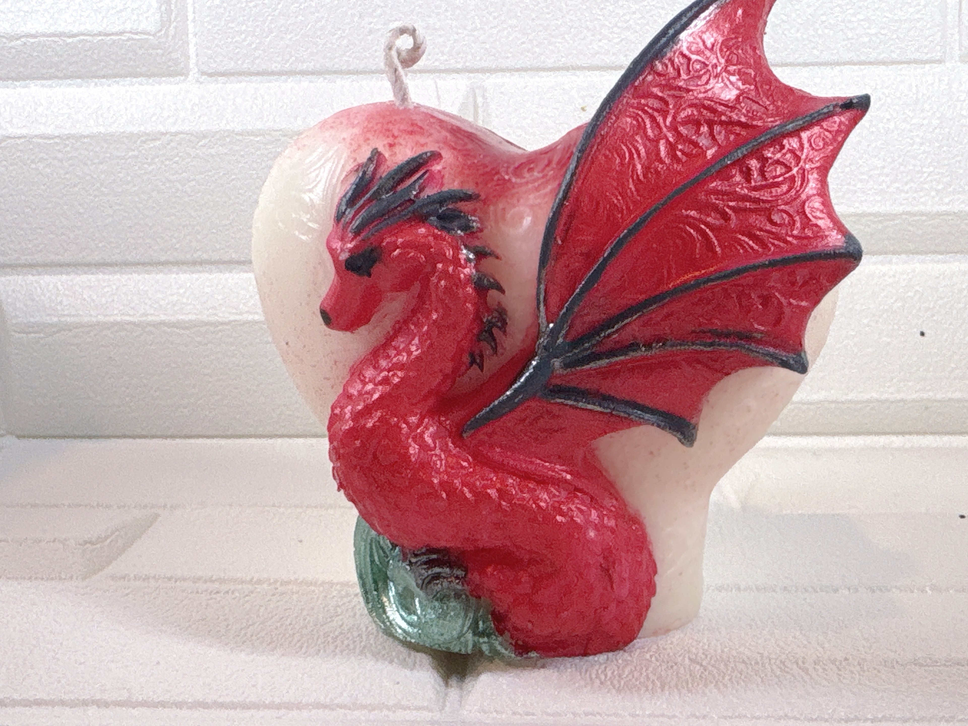 Vela Corazón Dragon Alado