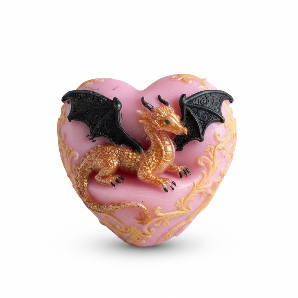 Dragon corazón - Fondo Blanco