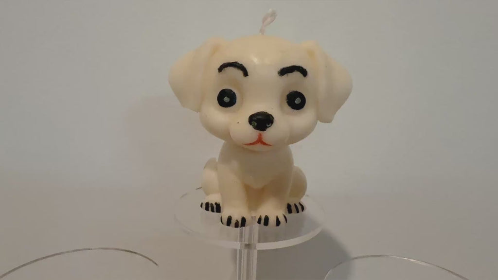 Velita Perrito Caricatura — Pintada a Mano